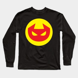 Simple Devil Icon Long Sleeve T-Shirt